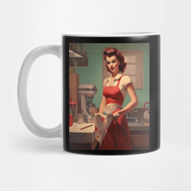 A Pin Up Girl in the Kitchen by goodoldvintage